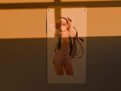 Poster Anime Girl 3D model