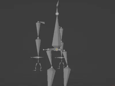 Robosnobo - Old Sad Robot Free 3D model