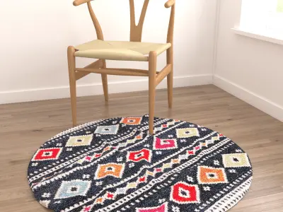 Rugs No 993 Low-poly 3D model