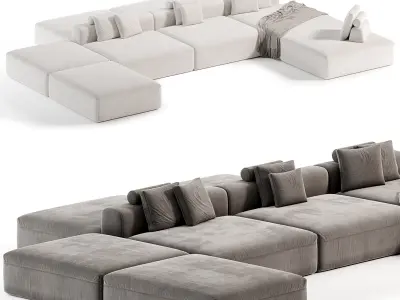 Cooper Sofa Modular 3D model