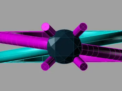 Classic Solitaire Engagement ring Anello solitario Sl73 3Dprint  3D print model