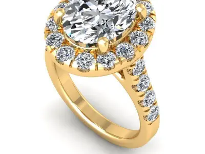 3D CAD NJ-1576-Ring 3D print model