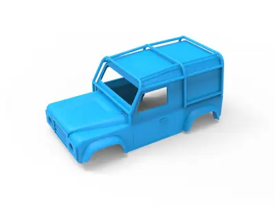 Land Rover Defender 90 LE 1997 3D print model
