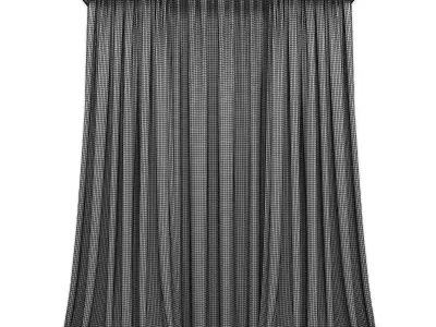 Curtains577 Low-poly 3D model