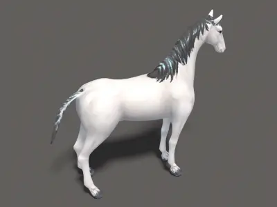Horse Low-poly 3D model