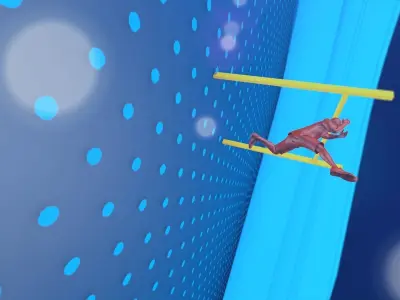 Athletics Ident Cinema 4D 3D model