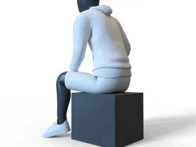 Man Mannequin  3D model