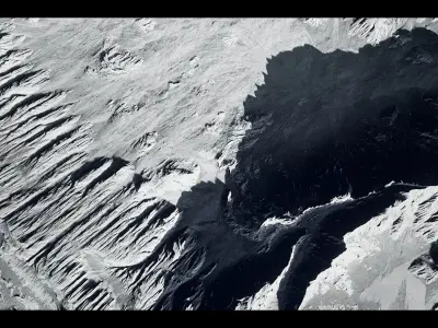 Moon Landscapes Pack - UE Project 4 22 3D model