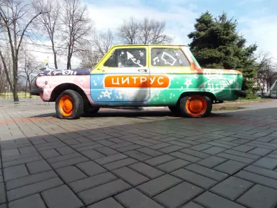 3DF Zephyr -  Car ZAZ 968m Low-poly 3D model