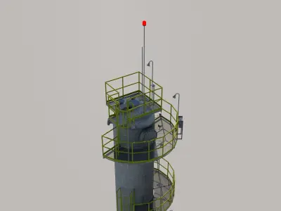 Depropanizer Column - Distillation Column 3D model