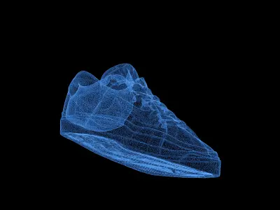 3D Scanned and Optimised Shoe - 1 3D model