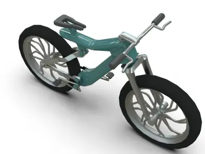 EBike Concept Bicycle Low-poly 3D model