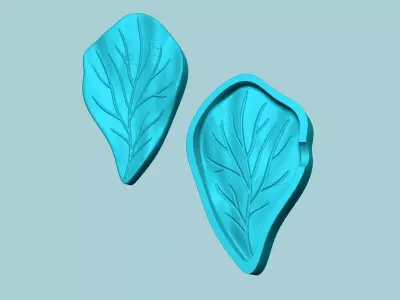Hibiscus Flower Petal 02 - Moulding Artificial Craft 3D print model