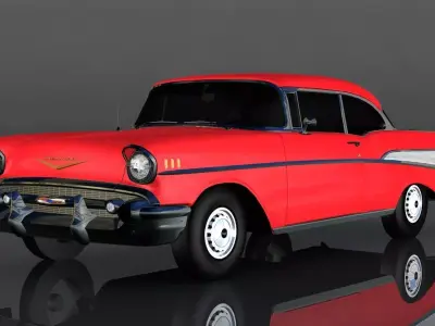 Chevrolet Bel Air Low-poly 3D model