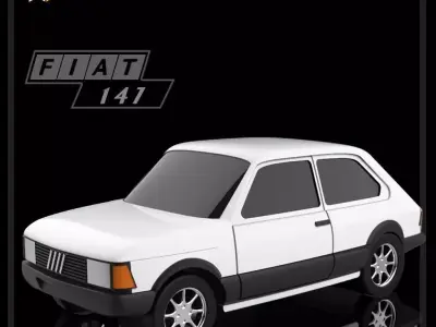 Fiat Spazio 147 for 3D printing 3D print model