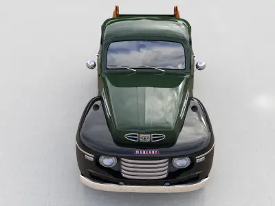 Mercury M47 Series Pickup 1949 3D model