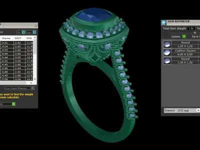 ring code142 3D print model