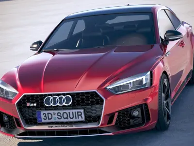 Audi RS5 Coupe 2018 3D model