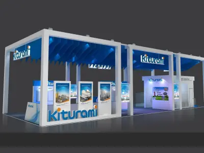 Booth - Area - 18X7-3DMAX2012-010 3D model
