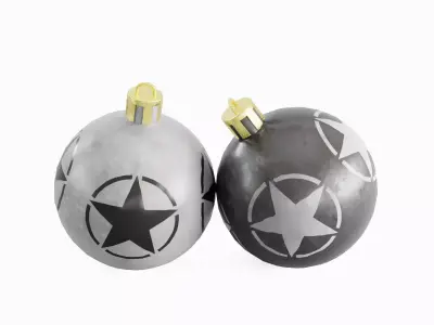 Christmas Tree Ornament 05 Low-poly 3D model