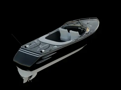 Boat Watercraft 3d model 3D model