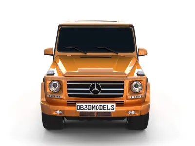 Mercedes Benz G Class Orange 3D model