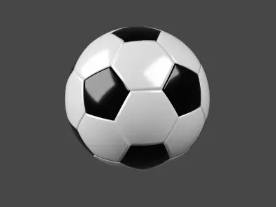 Soccer Ball Low-poly 3D model get