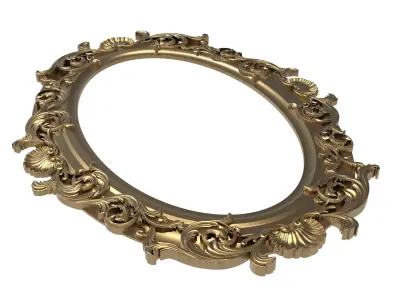 Carved Picture Frame 3D model