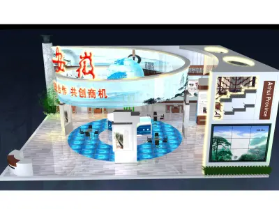 Exhibition - Area - 15X12-3DMAX2009-02 3D model