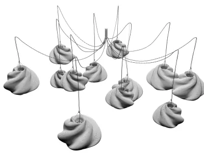 PET Chandelier 3D model