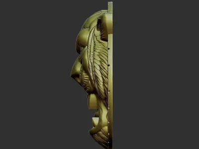 tiger head 3D print model