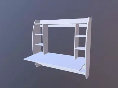 Wall Mounted Desk 3D model