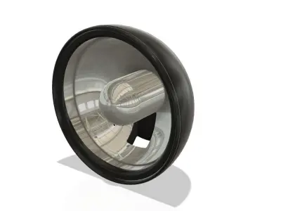Printable roll cage light bar 3D print model