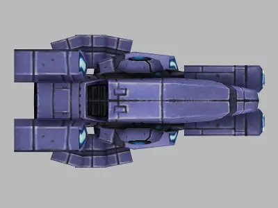 Machinery - Floating Cannon 01 3D model