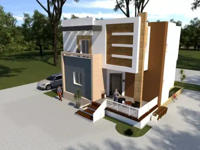 3D buildings and architecture models and landscapes 3D model