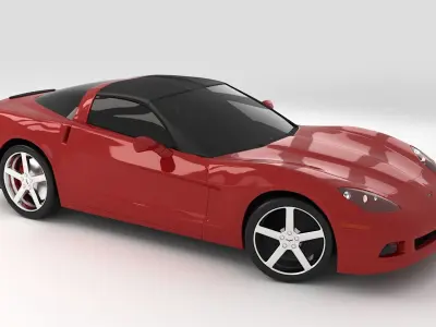 Chevrolet Corvette C6 3D model
