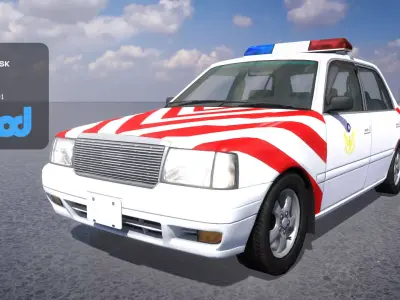 TW Police Car 002 3D model