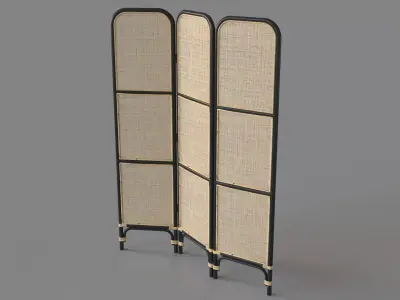 Rattan Partition Romeo 3D model