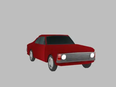 chevrolet MADE BLENDER Low-poly 3D model