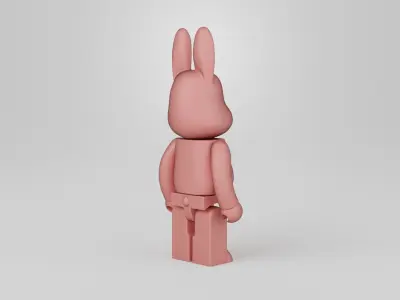 Bearbrick Rabbit  3D print model