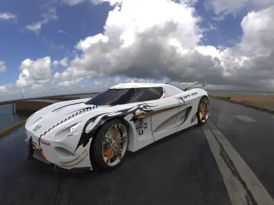 agera Low-poly 3D model