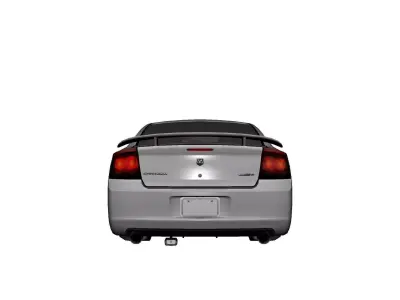 DODGE CHARGER SRT8 Low-poly 3D model