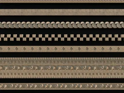 Ornament Pack Vol 27 - Indian Persian  3D model