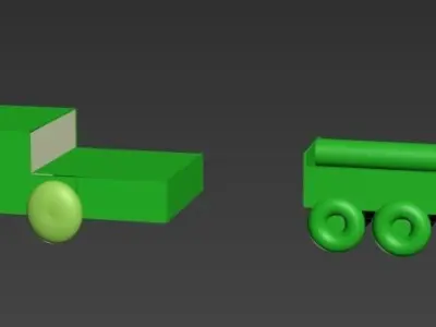 Simple Models Pack 1 Free low-poly 3D model