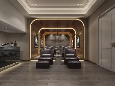 HOME CINEMA 3D model