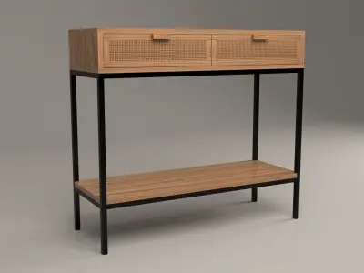 Mueble recibidor esterilla 3D print model