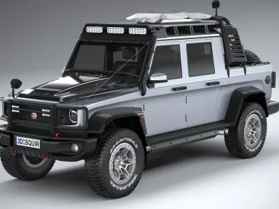 Generic Offroad Adventure Car 2022 3D model