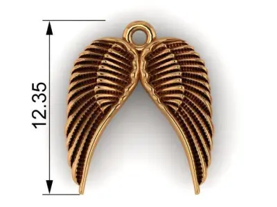 Feather Pendant Collection 3D print model