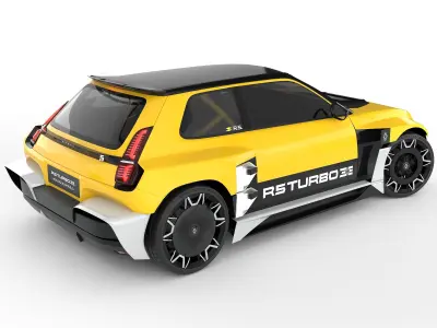 Renault 5 Turbo 3E 3D model