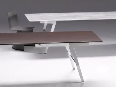 Soffio Dining Tables 3D model